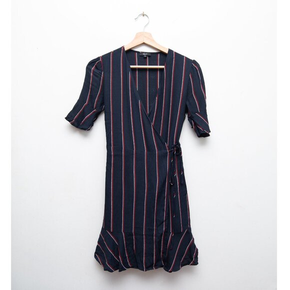 Rails Stripe Wrap Dress "Aimee" - Picture 2 of 8